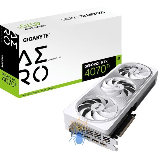 Видеокарта Gigabyte PCI-E 4.0 GV-N407SAERO OC-12GD NVIDIA GeForce RTX 4070 Super 12Gb 192bit GDDR6X 2565/21000 HDMIx1 DPx3 HDCP Ret фото 8