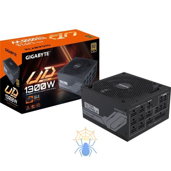 Блок питания Gigabyte ATX 1300W GP-UD1300GM PG5 Gen.5 80+ gold (20+4pin) APFC 120mm fan 12xSATA Cab Manag RTL фото 7