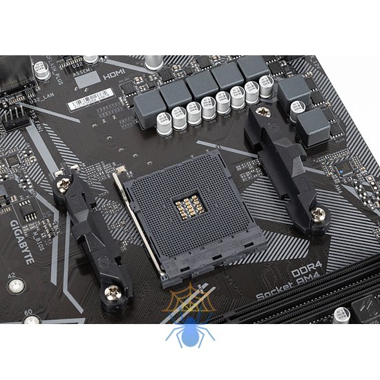 Материнская плата Gigabyte A520M S2H Soc-AM4 AMD A520 2xDDR4 mATX AC`97 8ch(7.1) GbLAN RAID+VGA+DVI+HDMI фото 7