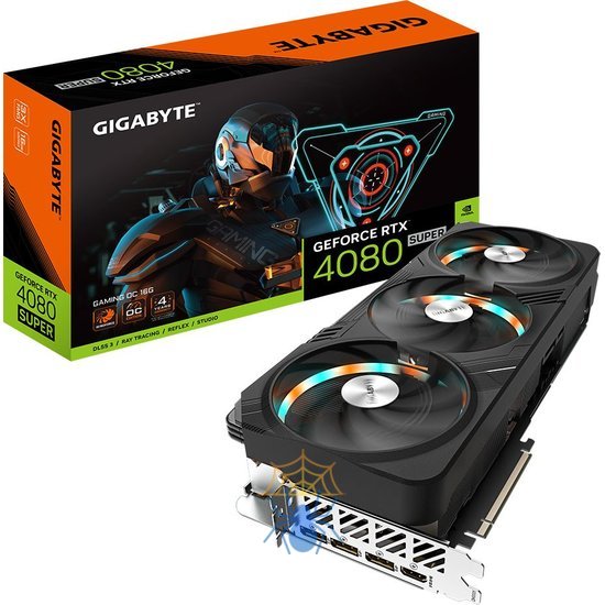 Видеокарта Gigabyte PCI-E 4.0 GV-N408SGAMING OC-16GD NVIDIA GeForce RTX 4080 Super 16Gb 256bit GDDR6X 2595/23000 HDMIx1 DPx3 HDCP Ret фото 8