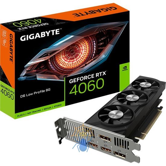 Видеокарта Gigabyte PCI-E 4.0 GV-N4060D6-8GL NVIDIA GeForce RTX 4060 8Gb 128bit GDDR6 2460/17000 HDMIx2 DPx2 HDCP Ret low profile фото 6