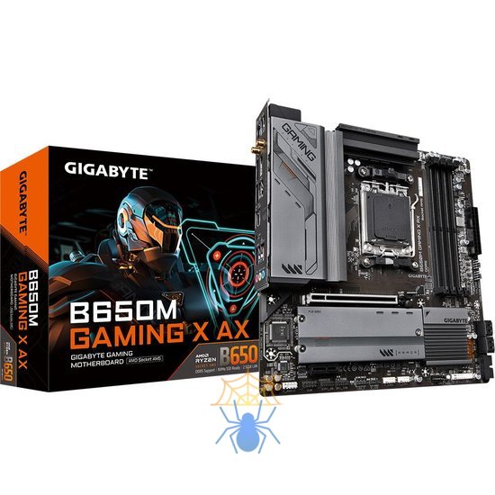 Материнская плата Gigabyte B650M GAMING X AX SocketAM5 AMD B650 4xDDR5 mATX AC`97 8ch(7.1) 2.5Gg RAID+HDMI+DP фото 7