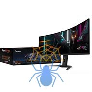 Монитор Gigabyte 49" Aorus CO49DQ черный OLED 16:9 HDMI M/M матовая HAS Piv 250cd 178гр/178гр 5120x1440 144Hz DP DQ USB 11.28кг фото 7