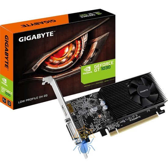 Видеокарта Gigabyte PCI-E GV-N1030D4-2GL NVIDIA GeForce GT 1030 2Gb 64bit DDR4 1177/2100 DVIx1 HDMIx1 HDCP Ret low profile фото 4