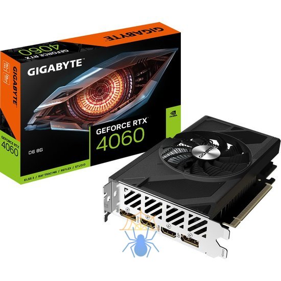 Видеокарта Gigabyte PCI-E 4.0 GV-N4060D6-8GD NVIDIA GeForce RTX 4060 8Gb 128bit GDDR6 2460/17000 HDMIx2 DPx2 HDCP Ret фото 7