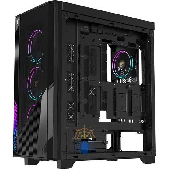 Корпус Gigabyte Aorus AС500G черный без БП ATX 3x120mm 6x140mm 2xUSB3.0 1xUSB3.1 audio bott PSU фото 10