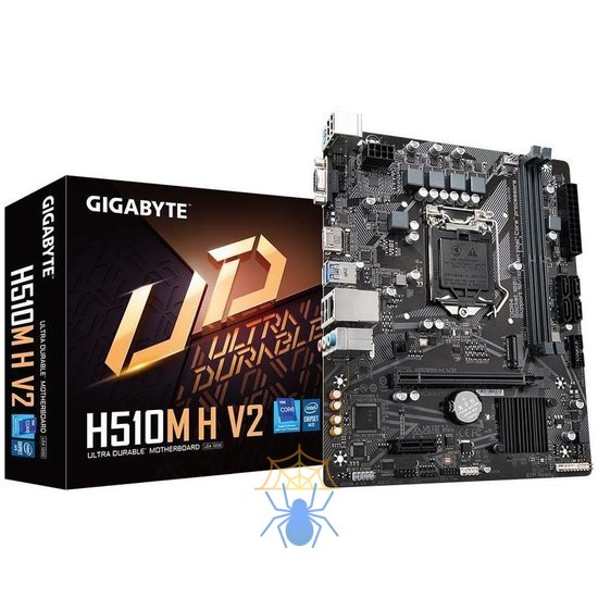 Материнская плата Gigabyte H510M H V2 Soc-1200 Intel H470 2xDDR4 mATX AC`97 8ch(7.1) GbLAN+VGA+HDMI фото 6