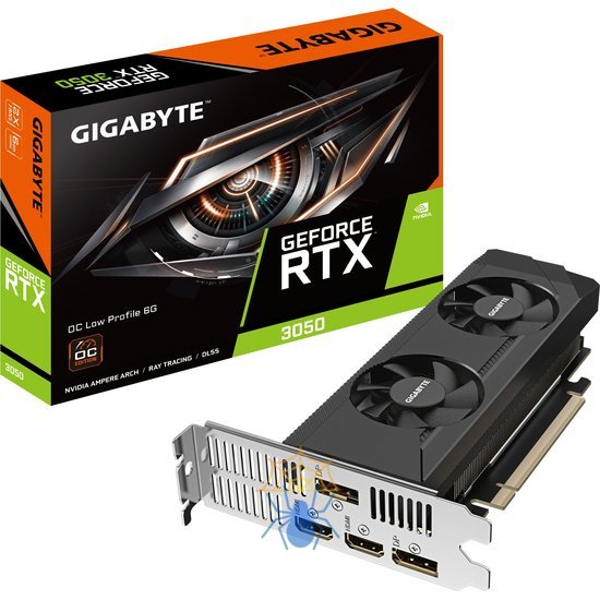 Видеокарта Gigabyte PCI-E 4.0 GV-N3050OC-6GL NVIDIA GeForce RTX 3050 6Gb 96bit GDDR6 1477/14000 HDMIx2 DPx2 HDCP Ret low profile фото 7