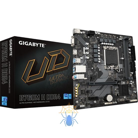 Материнская плата Gigabyte B760M H DDR4 Soc-1700 Intel B760 2xDDR4 mATX AC`97 8ch(7.1) GbLAN RAID+VGA+HDMI фото 7