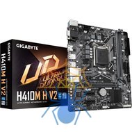 Материнская плата Gigabyte H410M H V2 2.0 Soc-1200 Intel Q470 2xDDR4 mATX AC`97 8ch(7.1) GbLAN+VGA+HDMI фото 4