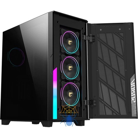 Корпус Gigabyte Aorus AС500G черный без БП ATX 3x120mm 6x140mm 2xUSB3.0 1xUSB3.1 audio bott PSU фото 2