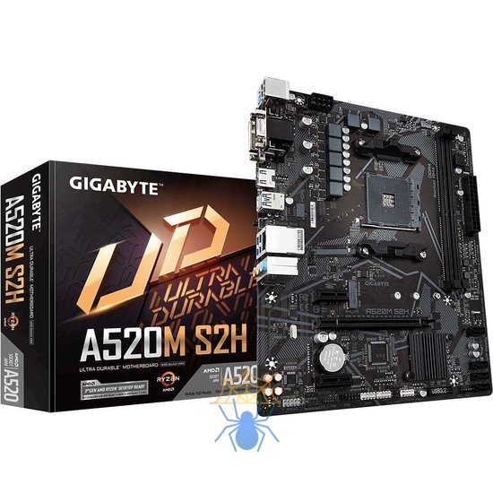 Материнская плата Gigabyte A520M S2H Soc-AM4 AMD A520 2xDDR4 mATX AC`97 8ch(7.1) GbLAN RAID+VGA+DVI+HDMI фото 16