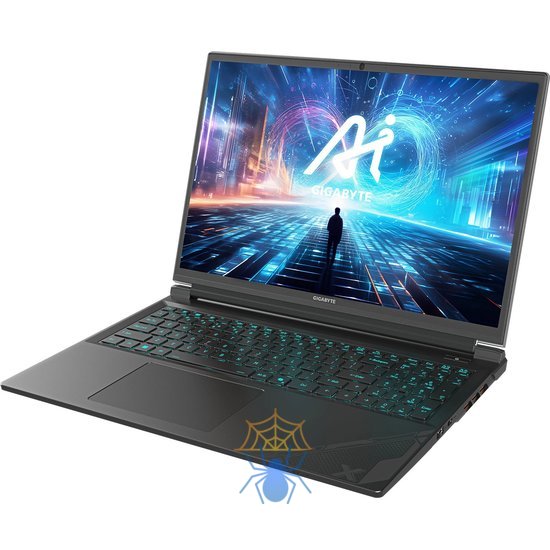 Ноутбук Gigabyte G6X Core i7 13650HX 16Gb SSD1Tb NVIDIA GeForce RTX4060 8Gb 16" IPS FHD+ (1920x1200) Free DOS grey WiFi BT Cam (9KG-43KZ854SD) фото 2