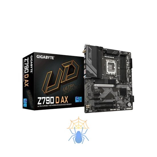 Материнская плата GIGABYTE Z790 D AX, LGA1700, Z790, 4*DDR5, 4*SATA, 4*M.2, 5*USB 3.2, 2*USB 2.0, Type-C, 3*PCIx16, 1*PCIx1, HDMI+DP, ATX фото 5