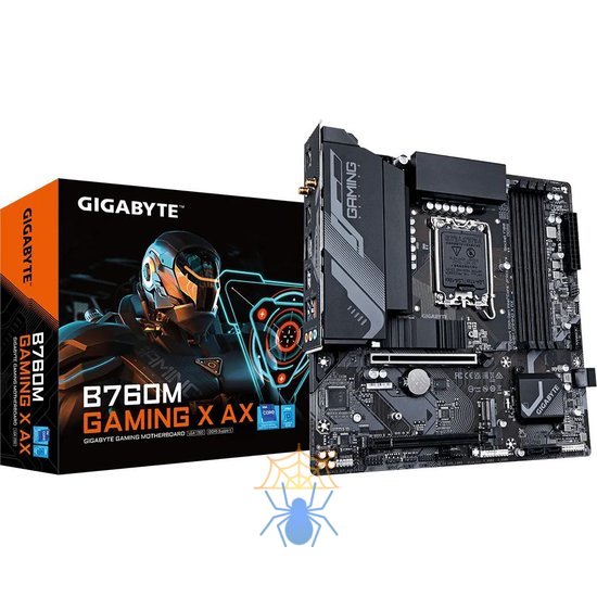 Материнская плата Gigabyte B760M GAMING X AX Soc-1700 Intel B760 4xDDR5 mATX AC`97 8ch(7.1) 2.5Gg RAID+HDMI+DP фото 5