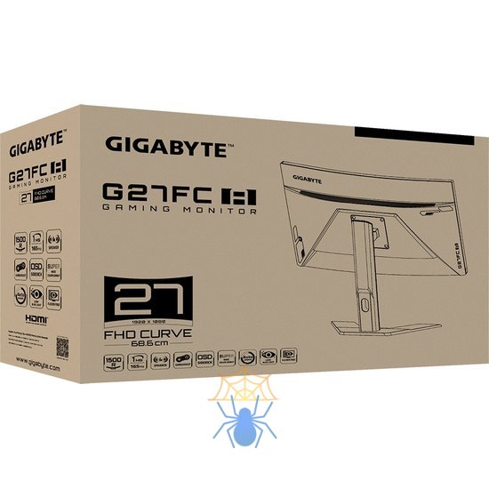 Монитор Gigabyte 27" G27FC A черный VA LED 1ms 16:9 HDMI M/M матовая HAS 250cd 178гр/178гр 1920x1080 165Hz FreeSync DP FHD USB 6.4кг фото 9