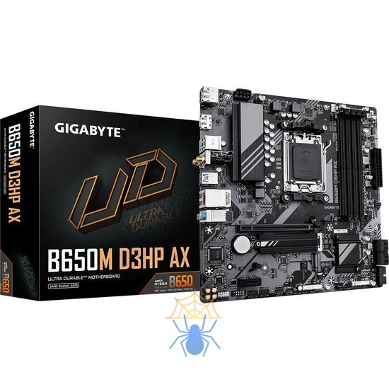 Материнская плата Gigabyte B650M D3HP AX SocketAM5 AMD B650 4xDDR5 mATX AC`97 8ch(7.1) 2.5Gg RAID+HDMI+DP фото 5