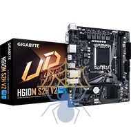 Материнская плата GIGABYTE H610M S2H, LGA1700, H610, 2*DDR5, 4*SATA, 1*M.2, 2*USB 3.2, 4*USB 2.0, 1*PCIx16, 1*PCIx1, D-Sub+HDMI+2*DP, mATX фото 4