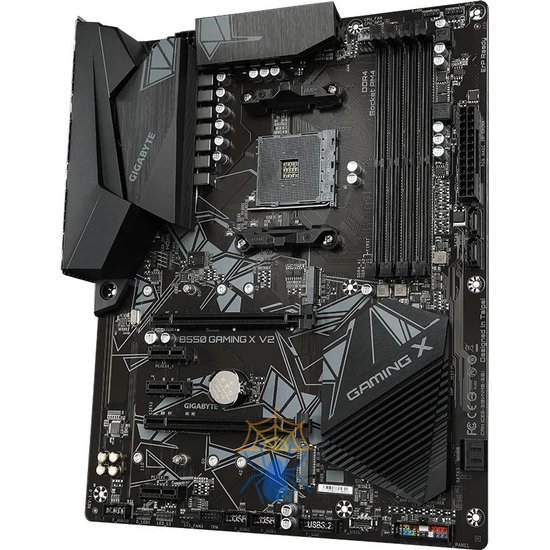 Материнская плата Gigabyte B550 GAMING X V2 Soc-AM4 AMD B550 4xDDR4 ATX AC`97 8ch(7.1) GbLAN RAID+DVI+HDMI фото 3