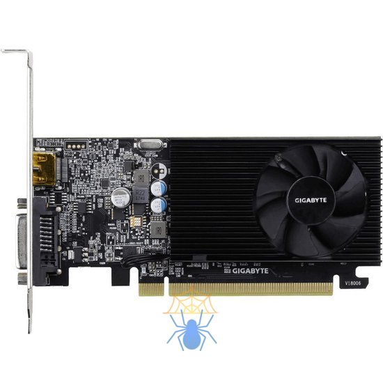 Видеокарта Gigabyte PCI-E GV-N1030D4-2GL NVIDIA GeForce GT 1030 2Gb 64bit DDR4 1177/2100 DVIx1 HDMIx1 HDCP Ret low profile фото 2