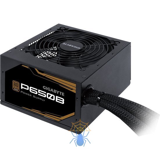 Блок питания Gigabyte ATX 650W GP-P650B 80+ bronze (20+4pin) APFC 120mm fan 6xSATA RTL фото