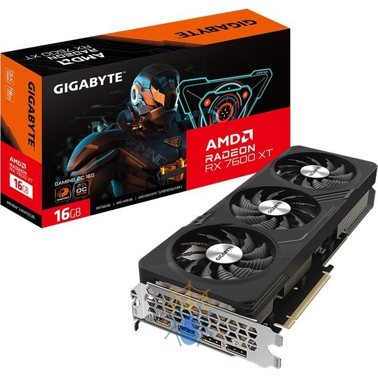 Видеокарта Gigabyte PCI-E 4.0 GV-R76XTGAMING OC-16GD AMD Radeon RX 7600XT 16Gb 128bit GDDR6 2539/18000 HDMIx2 DPx2 HDCP Ret фото 8