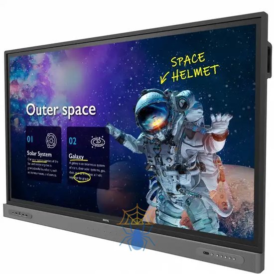 Информационный дисплей 65" 16:9 3840x2160(UHD 4K) IPS, TOUCH, 40-touch point, 60 Hz, 400cd/m2, H178°/V178°, 1200:1, 1.07B, 8ms, VGA, 4xHDMI, DP, USB-C, RJ-45,  4xUSB Type A, 3xUSB Type B, Speakers, OPS Slot, Android 9, 18/7, 3Y, Black фото 2