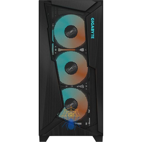 Корпус Gigabyte C301G черный без БП ATX 3x120mm 5x140mm 2xUSB3.0 audio bott PSU фото 3