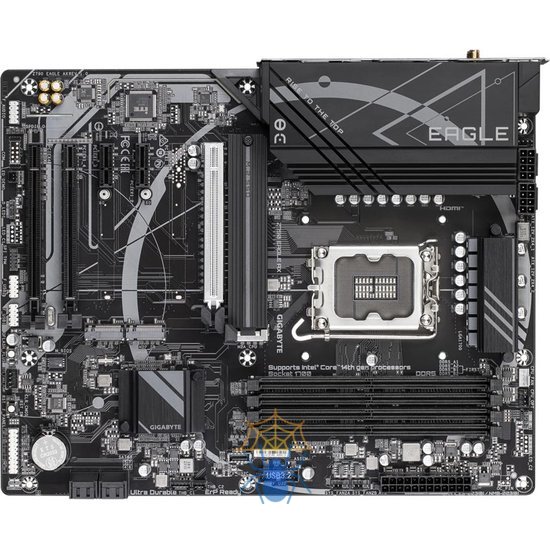 Материнская плата Gigabyte Z790 EAGLE AX Soc-1700 Intel Z790 4xDDR5 ATX AC`97 8ch(7.1) 2.5Gg RAID+HDMI+DP фото