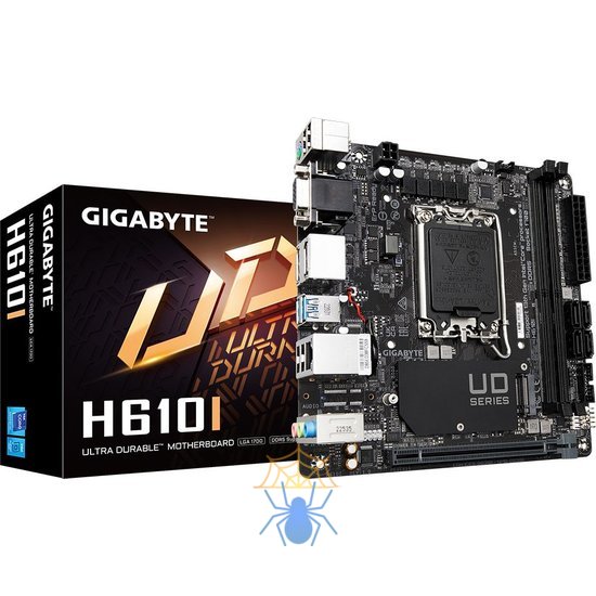 Материнская плата Gigabyte H610I Soc-1700 Intel H610 2xDDR5 mini-ITX AC`97 8ch(7.1) GbLAN+VGA+HDMI+DP фото 5