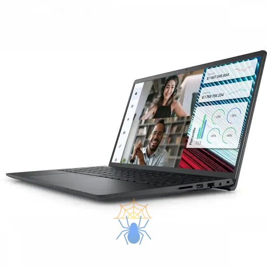 Ноутбук Dell Vostro 3520 Core i3 1215U 8Gb SSD512Gb Intel UHD Graphics 15.6" WVA FHD (1920x1080) Ubuntu black WiFi BT Cam (3520-3850) фото 2