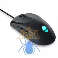 Мышь Dell Mouse AW320M Alienware; Gaming; Wired; USB; Optical; 19000 dpi; 6 butt; black фото 2