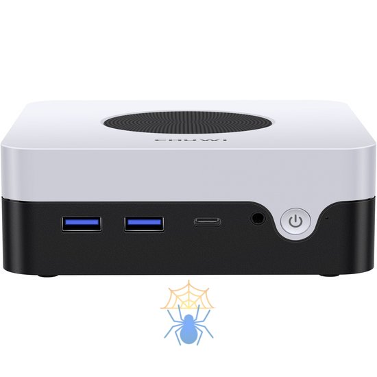 Неттоп Chuwi LarkBox X N-series N100 (0.8) 12Gb SSD512Gb UHDG Windows 11 Home 2xGbitEth WiFi BT черный/белый фото 4