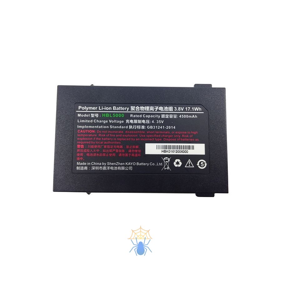 Аккумуляторная батарея HBL5000 (Battery) 4500mAh для i6100S/i6000S/v5000 Urovo MC6X00-ACCBTRY4500 фото