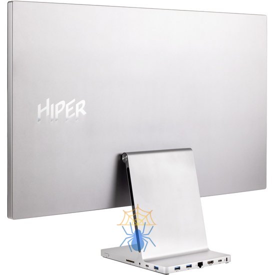 Моноблок Hiper ExpertCenter ED27 27" UHD i7 1255U (1.7) 32Gb SSD512Gb Iris Xe CR Windows 11 Professional GbitEth WiFi BT 100W клавиатура мышь Cam серый 3840x2160 фото 8