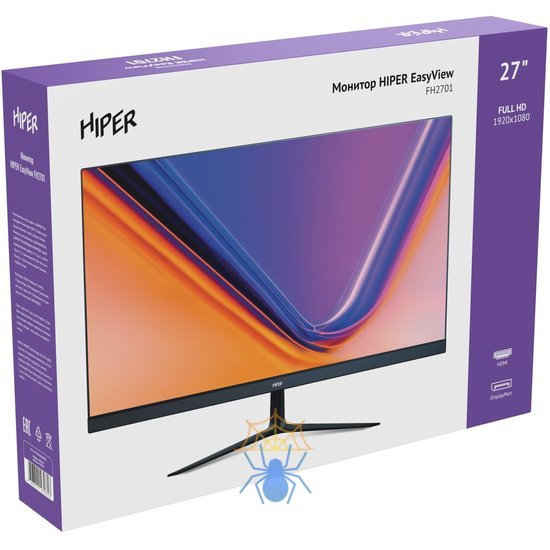 Монитор Hiper 27" EasyView FH2701 черный IPS LED 16:9 HDMI M/M матовая 250cd 178гр/178гр 1920x1080 75Hz FreeSync DP FHD 3.6кг фото 14