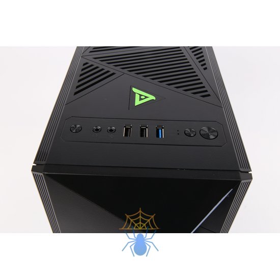 Корпус Hiper A68 черный без БП mATX 1x80mm 1x92mm 2xUSB2.0 1xUSB3.0 audio фото 6