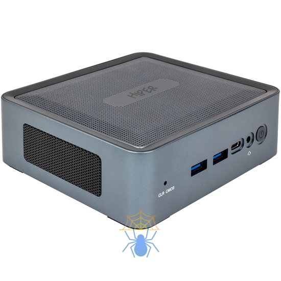 Неттоп Hiper Expertbox ED20 i5 1155G7 (2.5) 8Gb SSD256Gb Iris Xe noOS GbitEth WiFi BT 65W темно-серый (ED20-I5115R8N2NSG) фото