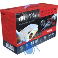 Проектор Hiper Cinema A4 White LCD 2500Lm (800x480) 1800:1 ресурс лампы:50000часов 2xUSB typeA 1xHDMI 1кг фото 2