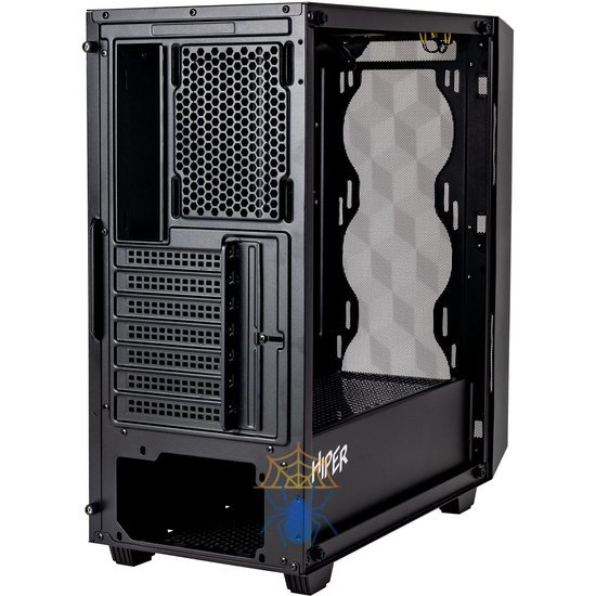 Корпус Hiper BH34-1 черный без БП ATX 5x120mm 2x140mm 2x200mm 1xUSB3.0 audio bott PSU фото 8