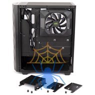 Корпус Hiper DCB черный без БП ATX 5x120mm 5x140mm 1xUSB2.0 1xUSB3.0 audio bott PSU фото 11