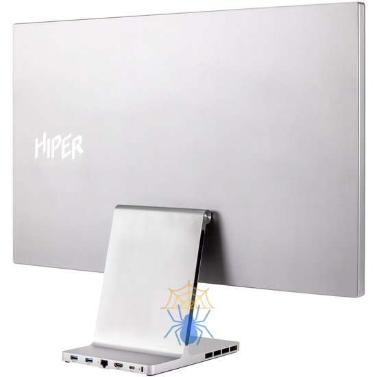 Моноблок Hiper ExpertCenter ED27 27" UHD i5 1240P (1.7) 16Gb SSD512Gb Iris Xe CR noOS GbitEth WiFi BT 100W клавиатура мышь Cam серый 3840x2160 фото 7