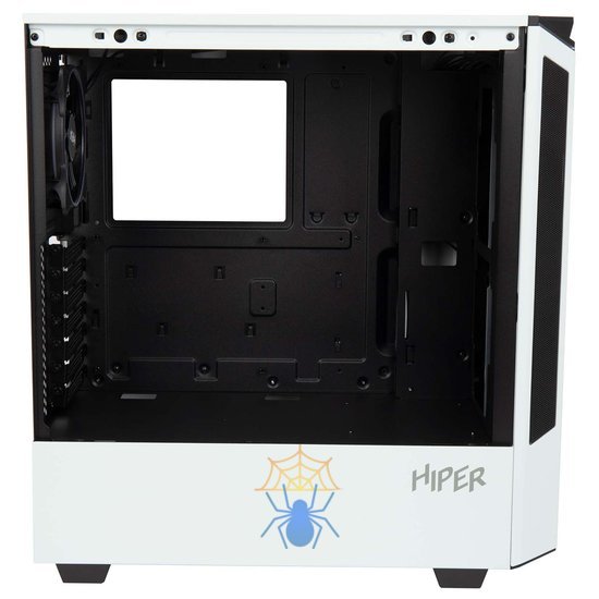 Корпус Hiper PW81 белый без БП ATX 4x120mm 2xUSB2.0 2xUSB3.0 audio bott PSU фото 5