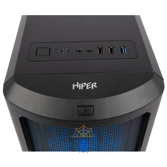 Корпус Hiper M62 черный без БП ATX 2x120mm 2xUSB2.0 1xUSB3.0 audio фото 12