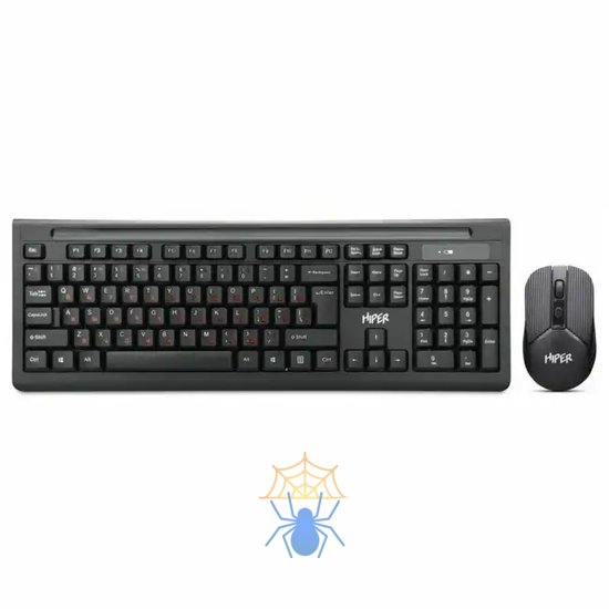 Клавиатура+мышь HIPER WIRELESS SET KEYBOARD/MOUSE OSW-2000 BLACK фото