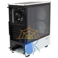 Корпус Hiper PW81 белый без БП ATX 4x120mm 2xUSB2.0 2xUSB3.0 audio bott PSU фото 2