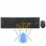 Клавиатура+мышь HIPER WIRELESS SET KEYBOARD/MOUSE OSW-3000 BLACK фото