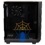 Корпус Hiper DCB черный без БП ATX 5x120mm 5x140mm 1xUSB2.0 1xUSB3.0 audio bott PSU фото 4