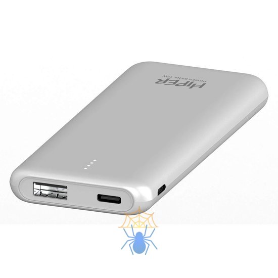 Мобильный аккумулятор Hiper PSL5000 5000mAh 2.1A белый (PSL5000 WHITE) фото 2