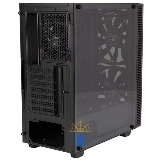 Корпус Hiper BH33 черный без БП ATX 3x120mm 2x140mm 1xUSB2.0 1xUSB3.0 audio bott PSU фото 5